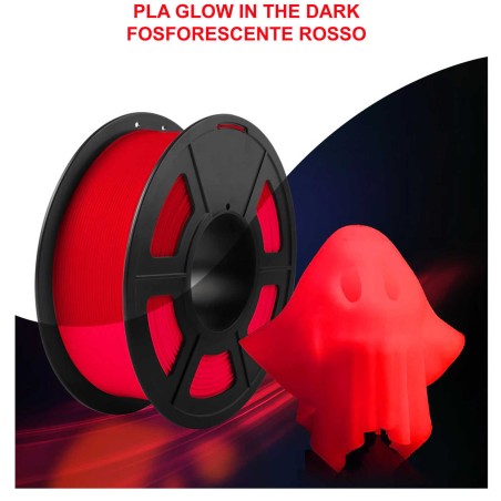 pla glowfill fosforescente luce al buio design characters cosplay ludico
