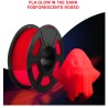 pla glowfill fosforescente luce al buio design characters cosplay ludico