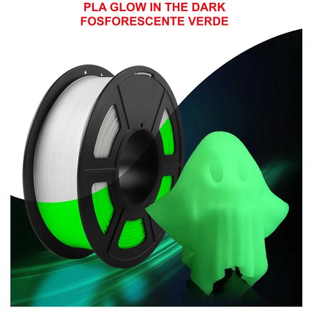pla glowfill fosforescente luce al buio design characters cosplay ludico