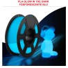 pla glowfill fosforescente luce al buio design characters cosplay ludico