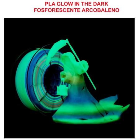 pla glowfill fosforescente luce al buio design characters cosplay ludico