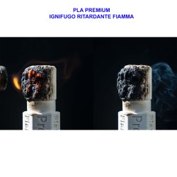 pla ignifugo resistenza chimica raggi UV meccanica avionica elettronica robotica domotica automotive droni