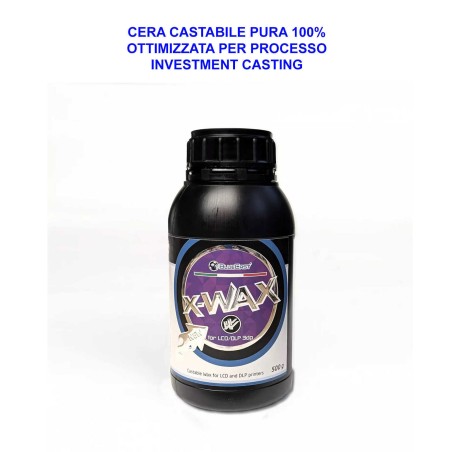 resina bluecast x wax cera pura elevato dettaglio stabilita dimensionale