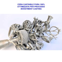 resina bluecast x wax cera pura elevato dettaglio stabilita dimensionale