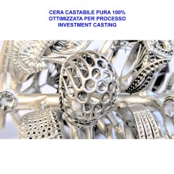 resina bluecast x wax cera pura elevato dettaglio stabilita dimensionale