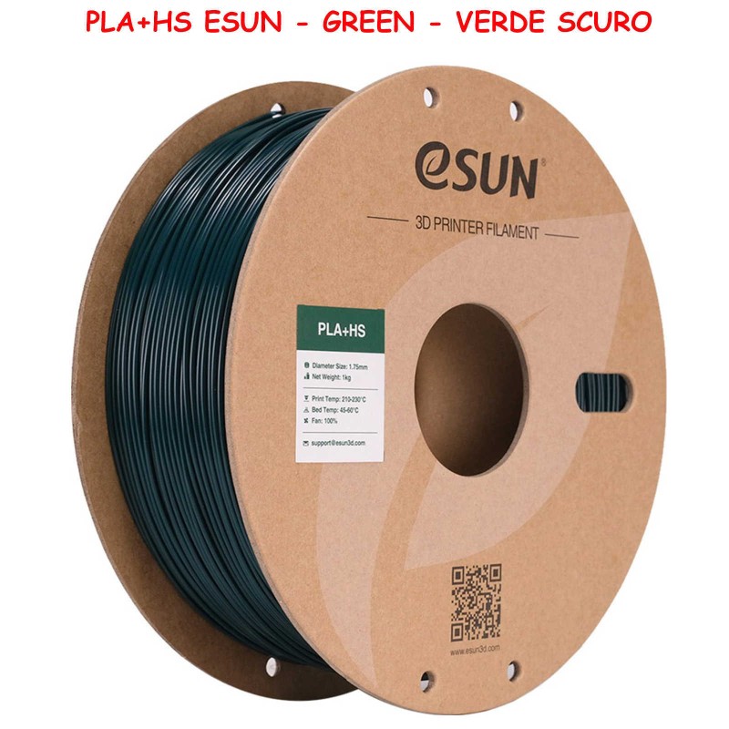 pla+ hs esun modelli concettuali prototipazione rapida per alimenti resistenza impatto adesione strati