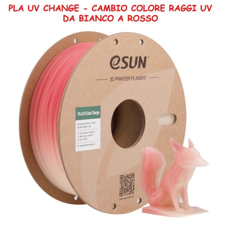 pla uv change cambio colore luce solare