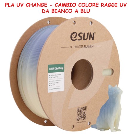 pla uv change cambio colore luce solare