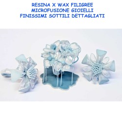 resina bluecast x wax filigree speciale cera pura elevato dettaglio stabilita dimensionale gioielli filigrana