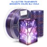 pla glitter trasparente gradiente design mockup ludico cosplay characters action figures