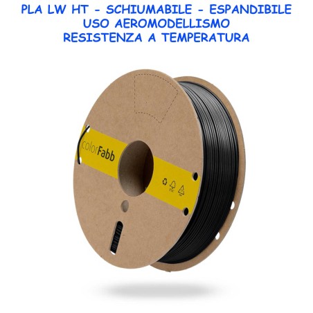 pla lw ht resistenza temperatura uso droni automotive domotica robotica packaging