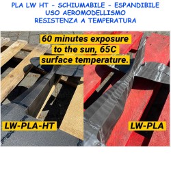 pla lw ht resistenza temperatura uso droni automotive domotica robotica packaging