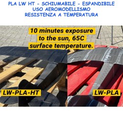 pla lw ht resistenza temperatura uso droni automotive domotica robotica packaging