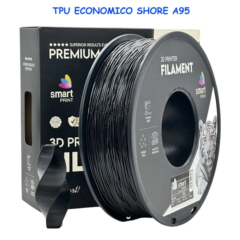 gomma tpu A95 robotica domotica design meccanica droni resistenza chimica temperature raggi uv