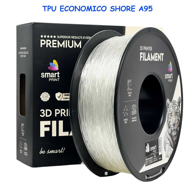 gomma tpu A95 robotica domotica design meccanica droni resistenza chimica temperature raggi uv