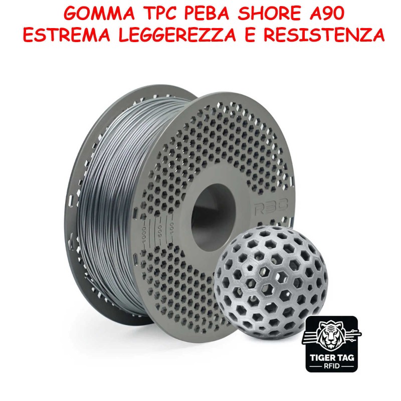 gomma tpc peba resistenza trazione torsione usi meccanica biomedica robotica domotica