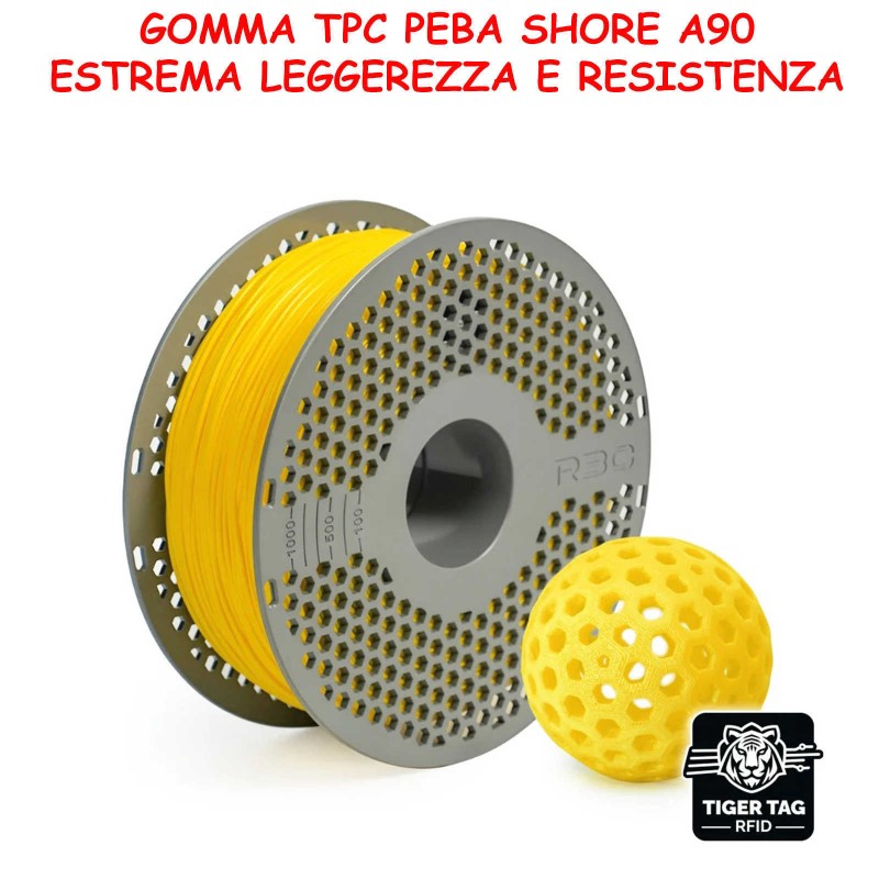 gomma tpc peba resistenza trazione torsione usi meccanica biomedica robotica domotica