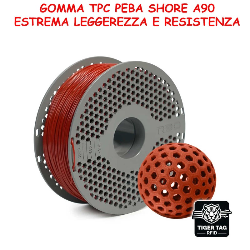 gomma tpc peba resistenza trazione torsione usi meccanica biomedica robotica domotica