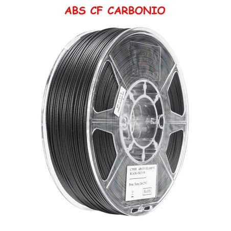 abs carbonio resistenza urti torsione sfregamento stabilita dimensionale