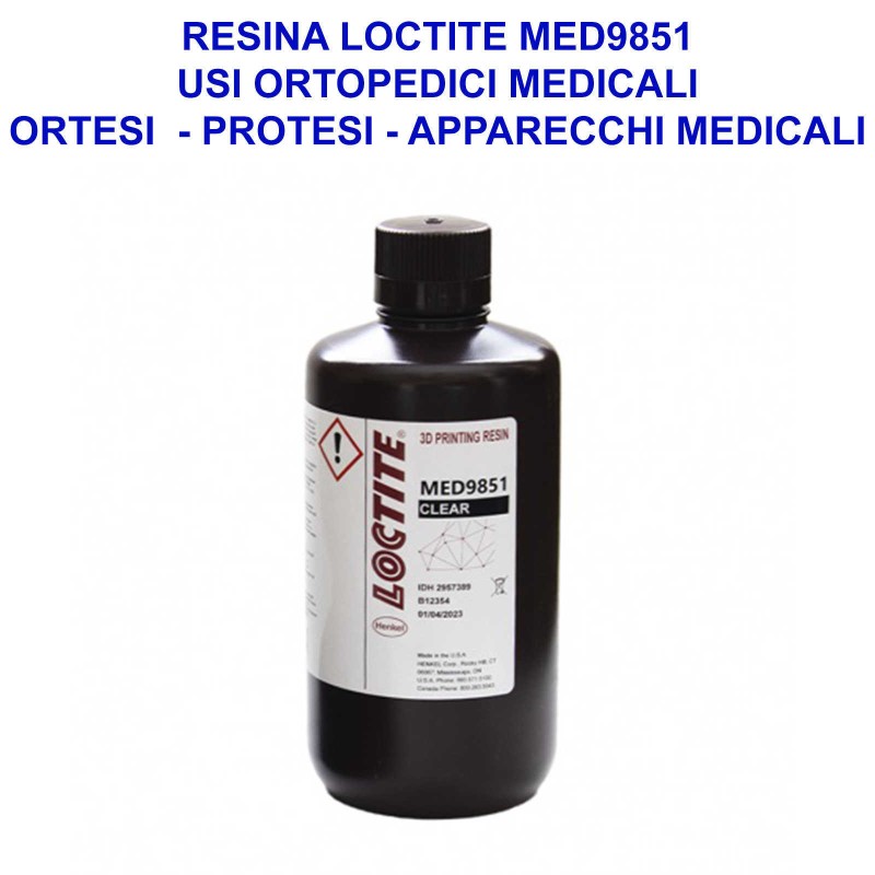 resina trasparente biocompatibile sterilizzabile usi medicali biomedici