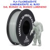 pla glowfill fosforescente luce al buio design characters cosplay ludico