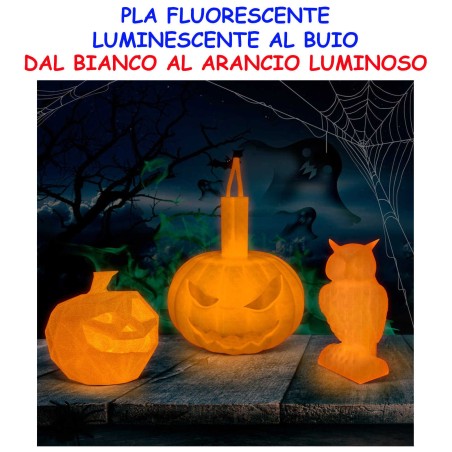 pla glowfill fosforescente luce al buio design characters cosplay ludico