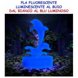 pla glowfill fosforescente luce al buio design characters cosplay ludico